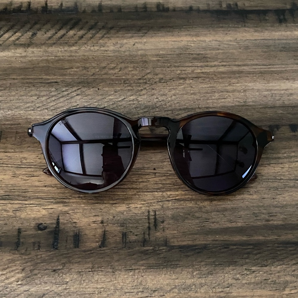 Tod’s Tortoise Frame Blue Lens 50mm Sunglasses